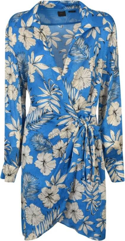 pinko Shirt Dresses Blauw Dames