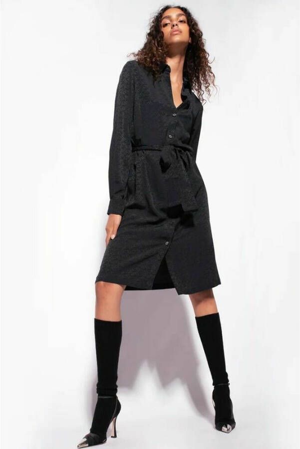 pinko Shirt Dresses Zwart Dames