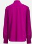 Pinko Paarse Zijden Crepe de Chine Shirt Purple Dames - Thumbnail 5