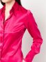 Pinko Corisha Camicia Satin Stretch Roze Dames - Thumbnail 3