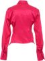 Pinko Corisha Camicia Satin Stretch Roze Dames - Thumbnail 5