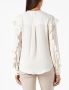 Pinko Elegante Blouse Lange Mouwen White Dames - Thumbnail 2