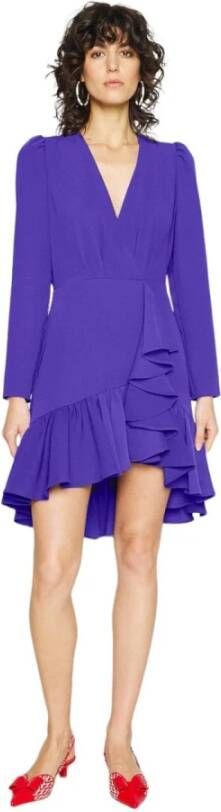 pinko Short Dresses Blauw Dames
