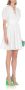 Pinko Witte Sangallo Jurk met Korte Mouwen White Dames - Thumbnail 3