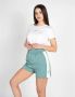 Pinko Hoge Taille Shorts met Zijzakken Green Dames - Thumbnail 2