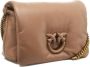 Pinko Love Bag Click Puff van zacht nappa leer Beige Dames - Thumbnail 3
