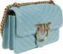 Pinko Turquoise Gewatteerde Crossbody Tas Blauw Dames - Thumbnail 6