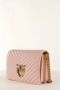 Pinko Crossbody bags Love Click Classic in poeder roze - Thumbnail 5