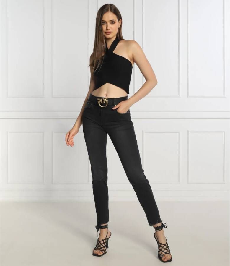 pinko Skinny Jeans Zwart Dames
