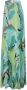 Pinko Betoverende Aqua Groene Bloemenrok Meerkleurig Dames - Thumbnail 2