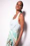 Pinko Elegante Haltertop Groene Zomerstijl Green Dames - Thumbnail 2
