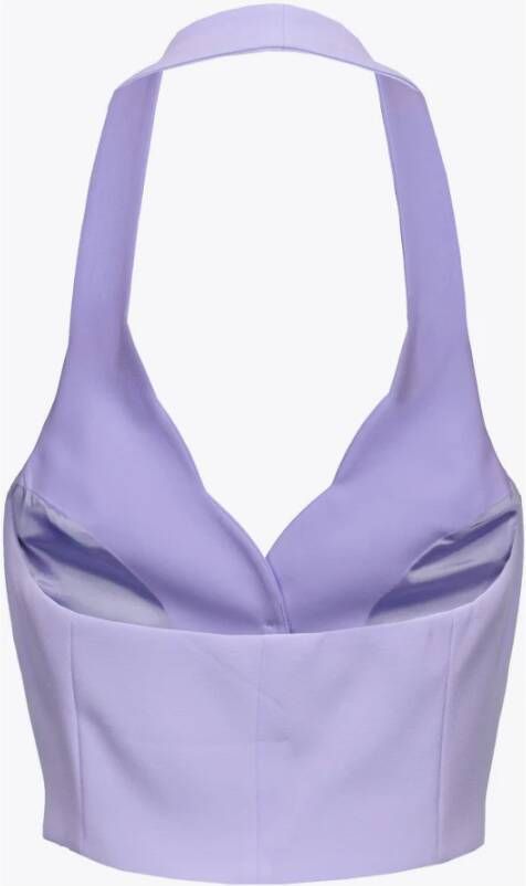 pinko Sleeveless Tops Paars Dames