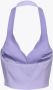 Pinko Sleeveless Tops Purple Dames - Thumbnail 2