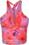 Pinko Bloemige Zomer Top Multicolor Dames - Thumbnail 4