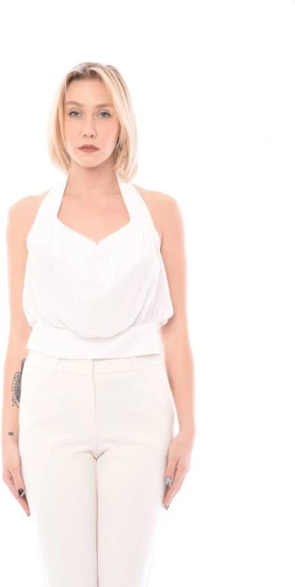 pinko Sleeveless Tops Wit Dames