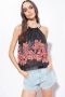 Pinko Sleeveless Tops Zwart Dames - Thumbnail 4