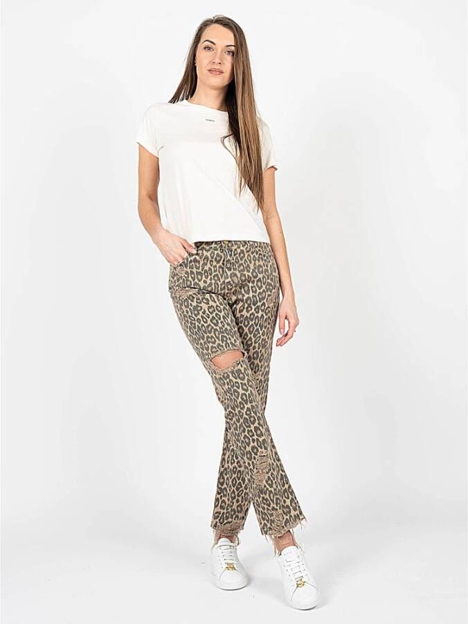 pinko Slim-fit Jeans Bruin Dames