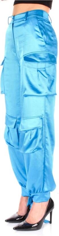 pinko Slim-fit Trousers Blauw Dames