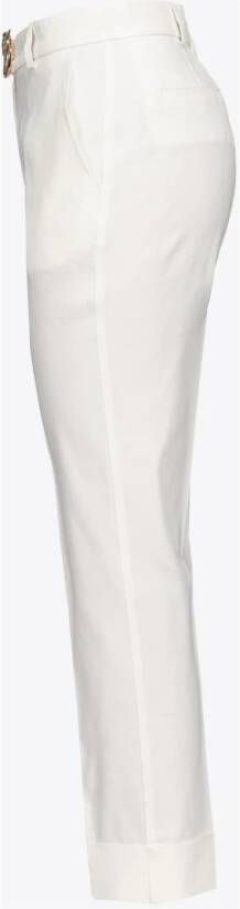 pinko Slim-fit Trousers Wit Dames
