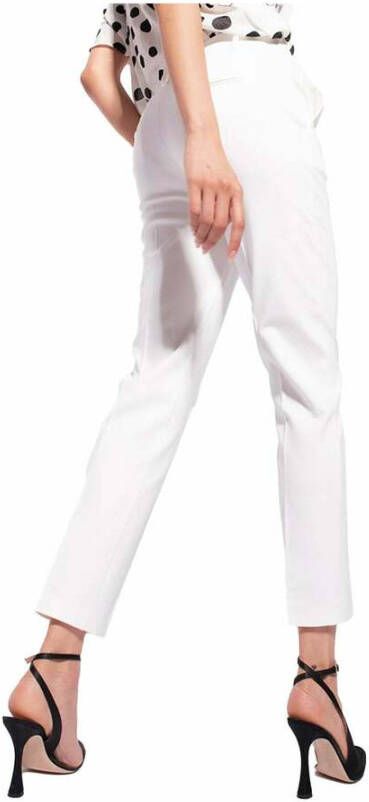 pinko Slim-fit Trousers Wit Dames