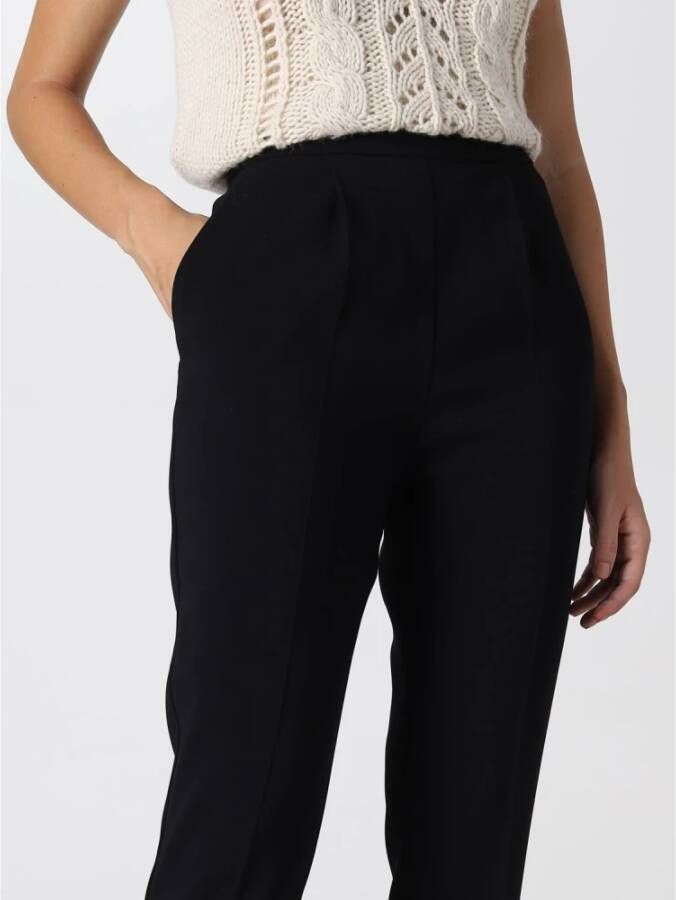 pinko Slim-fit Trousers Zwart Dames