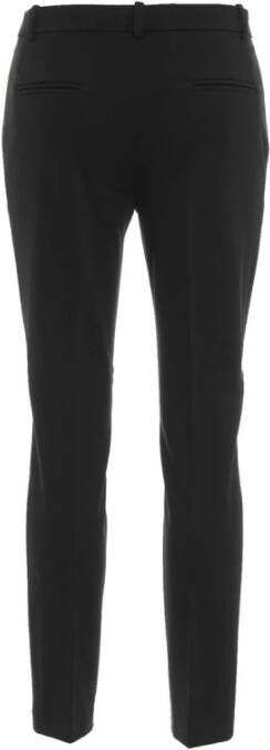 pinko Slim-fit Trousers Zwart Dames