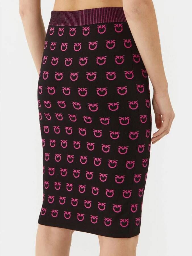 pinko Stijlvolle Gonna voor Vrouwen Zwart Dames