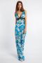 Pinko Straight Trousers Blauw Dames - Thumbnail 4
