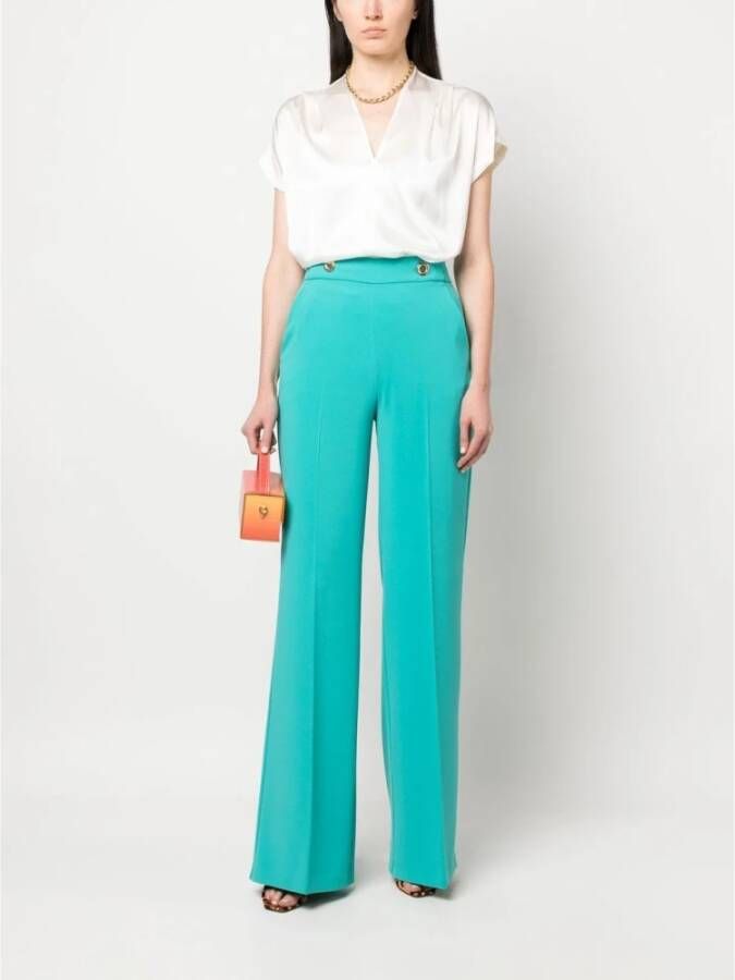 pinko Straight Trousers Groen Dames
