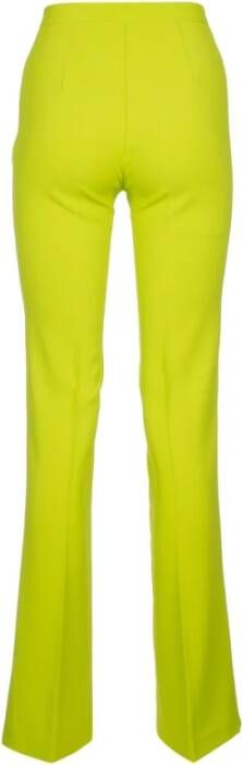 pinko Rechte Broek Groen Dames