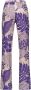 Pinko Pacato Pantalone Marocaine Stampa Tropical Paars Dames - Thumbnail 8