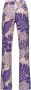 Pinko Pacato Pantalone Marocaine Stampa Tropical Paars Dames - Thumbnail 9