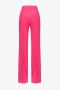 Pinko Crepe Palazzo Broek met Logoknoppen Pink Dames - Thumbnail 2