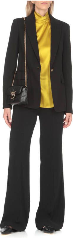 pinko Rechte broek Zwart Dames