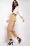 Pinko Avida Pantalone Pj704 Pelleovo Geel Dames - Thumbnail 5