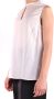 Pinko Mouwloze Top White Dames - Thumbnail 2