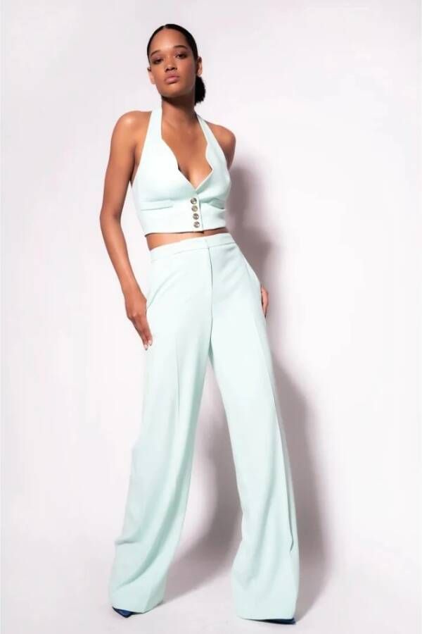 pinko Trousers Blauw Dames