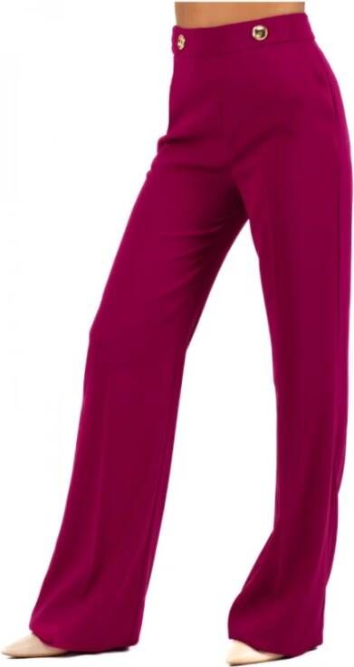 pinko Trousers Paars Dames