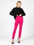 Pinko Aansluitende Hoge Taille Broek Pink Dames - Thumbnail 2