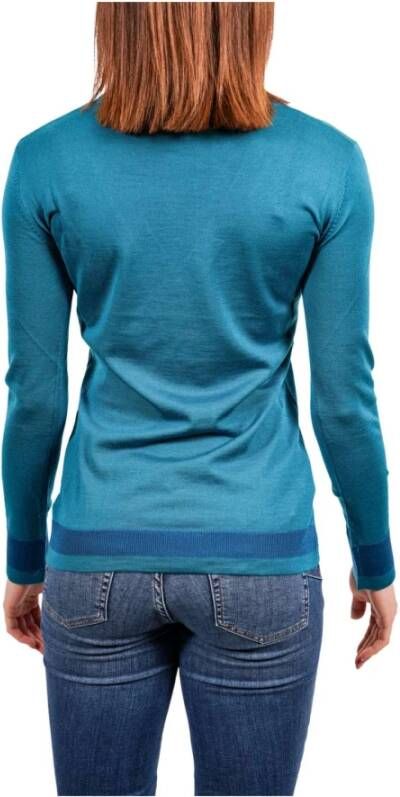 pinko V-neck Knitwear Blauw Dames