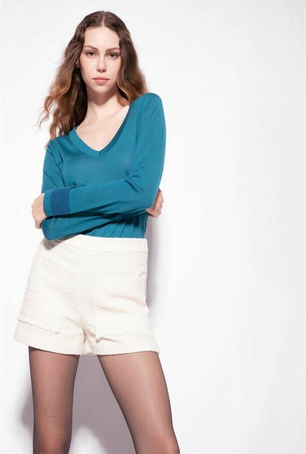 pinko V-neck Knitwear Groen Dames