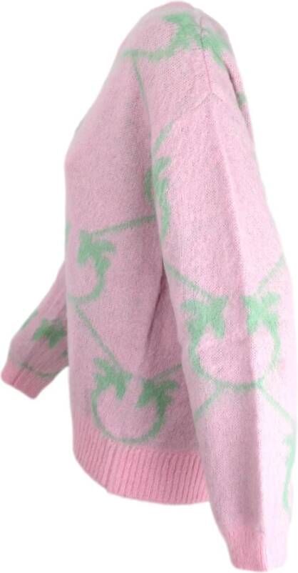 pinko V-neck Knitwear Roze Dames