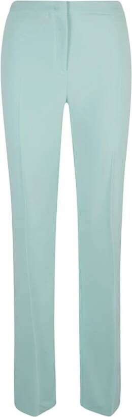 pinko Wide Trousers Blauw Dames