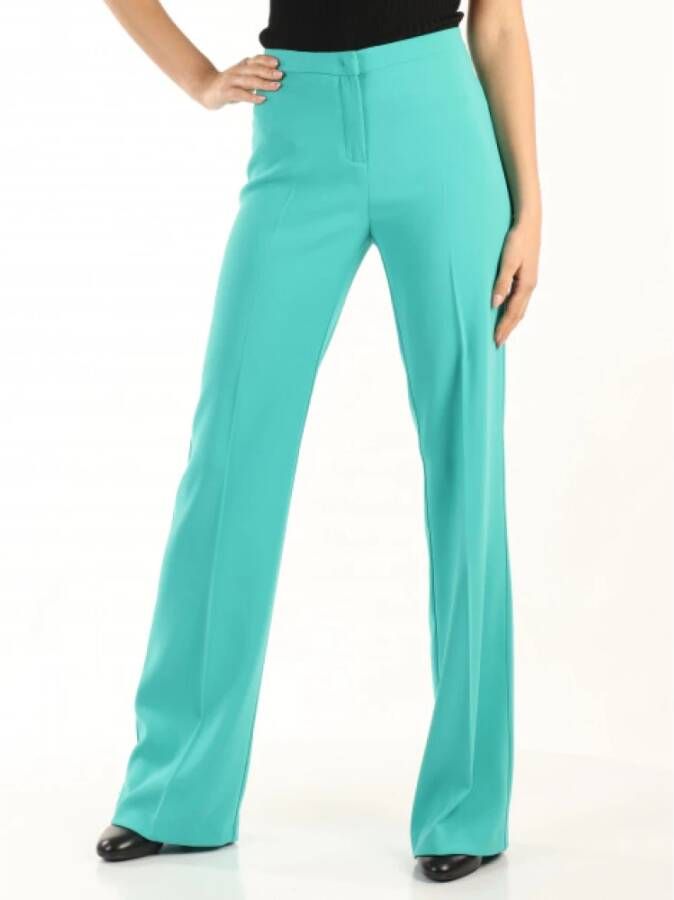 pinko Wide Trousers Groen Dames