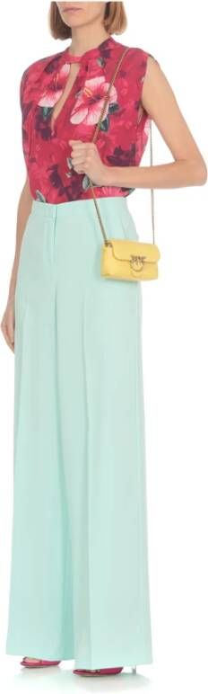 pinko Wide Trousers Groen Dames