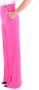 Pinko Crepe Palazzo Broek met Logoknoppen Pink Dames - Thumbnail 4