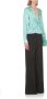 Pinko Zwarte Hoge Taille Crepe Broek Black Dames - Thumbnail 2