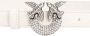 Pinko Witte Leren Riem met Love Birds Diamond Cut Gesp White Dames - Thumbnail 5