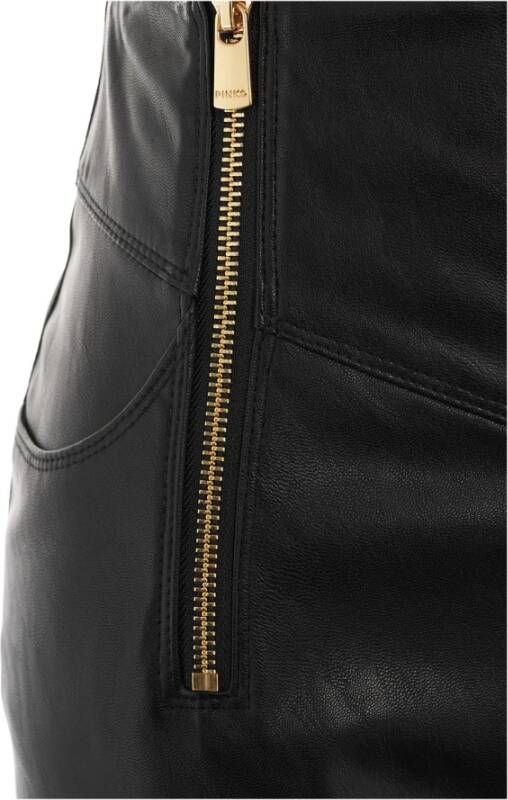 pinko Zwarte Broek voor Dames Model Aw23 Zwart Dames