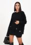 Pinko Zwarte Cardigan van Wolmix met Juwelenknopen Black Dames - Thumbnail 3